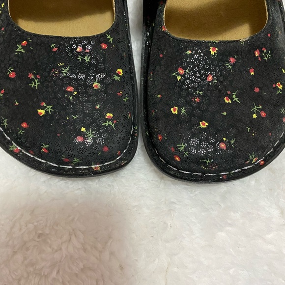 Alegria leather floral Mary Jane shoes - Picture 2 of 12